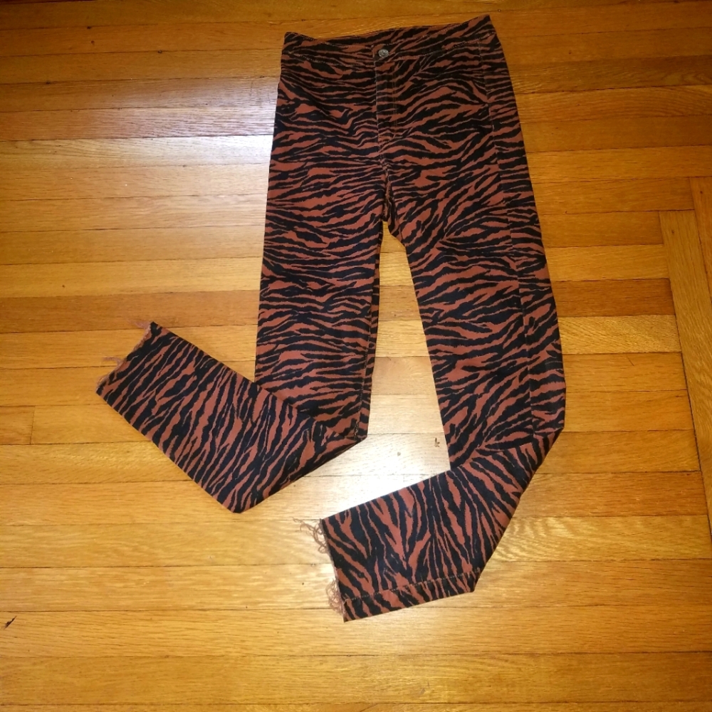 H&M Divided animal print pants.